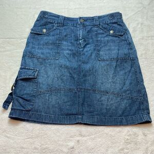 Lauren Jeans Co Ralph Lauren Blue Denim Skirt Size 6